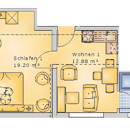 Talblick 公寓 Kirnbach (Wolfach)